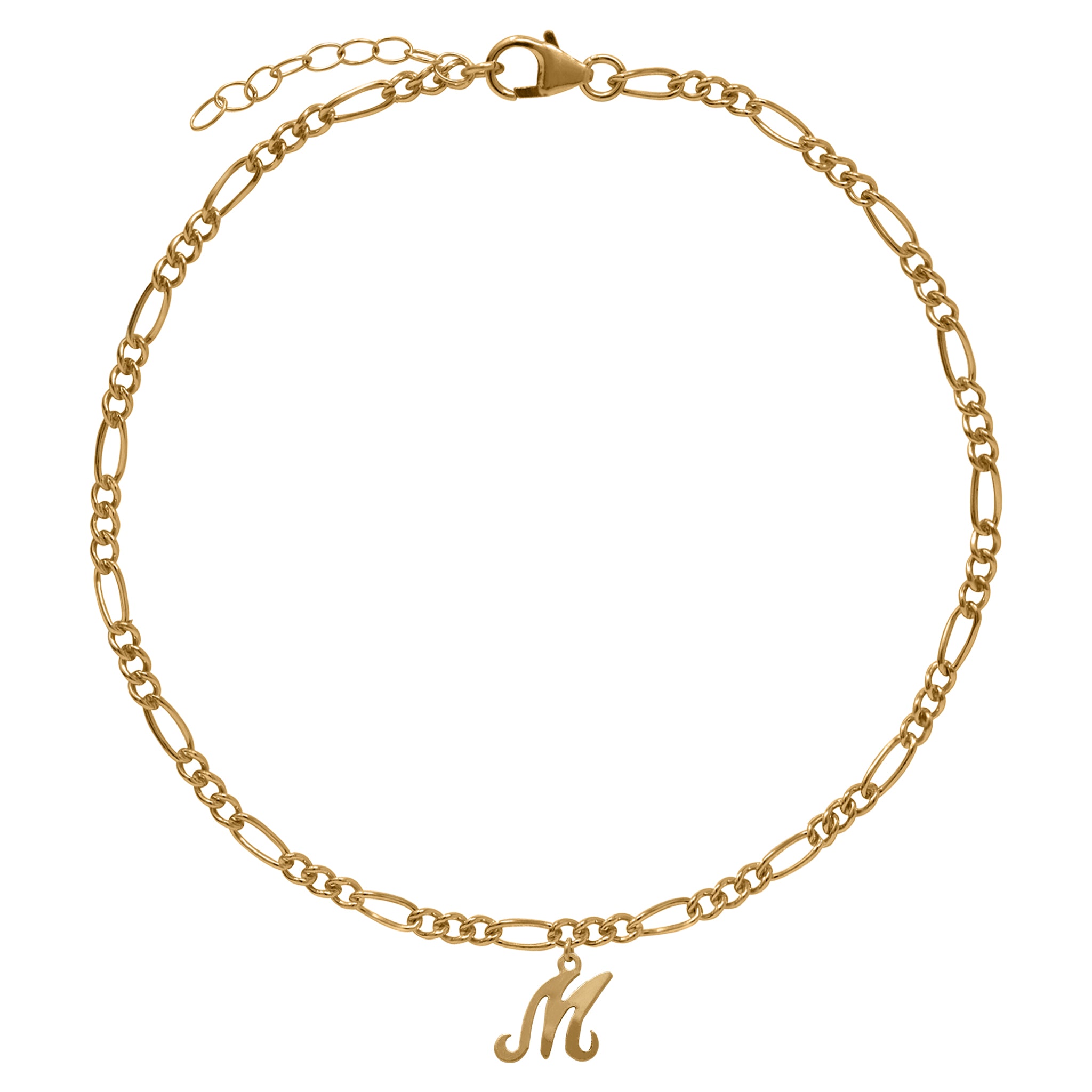 Cassie anklet with initial