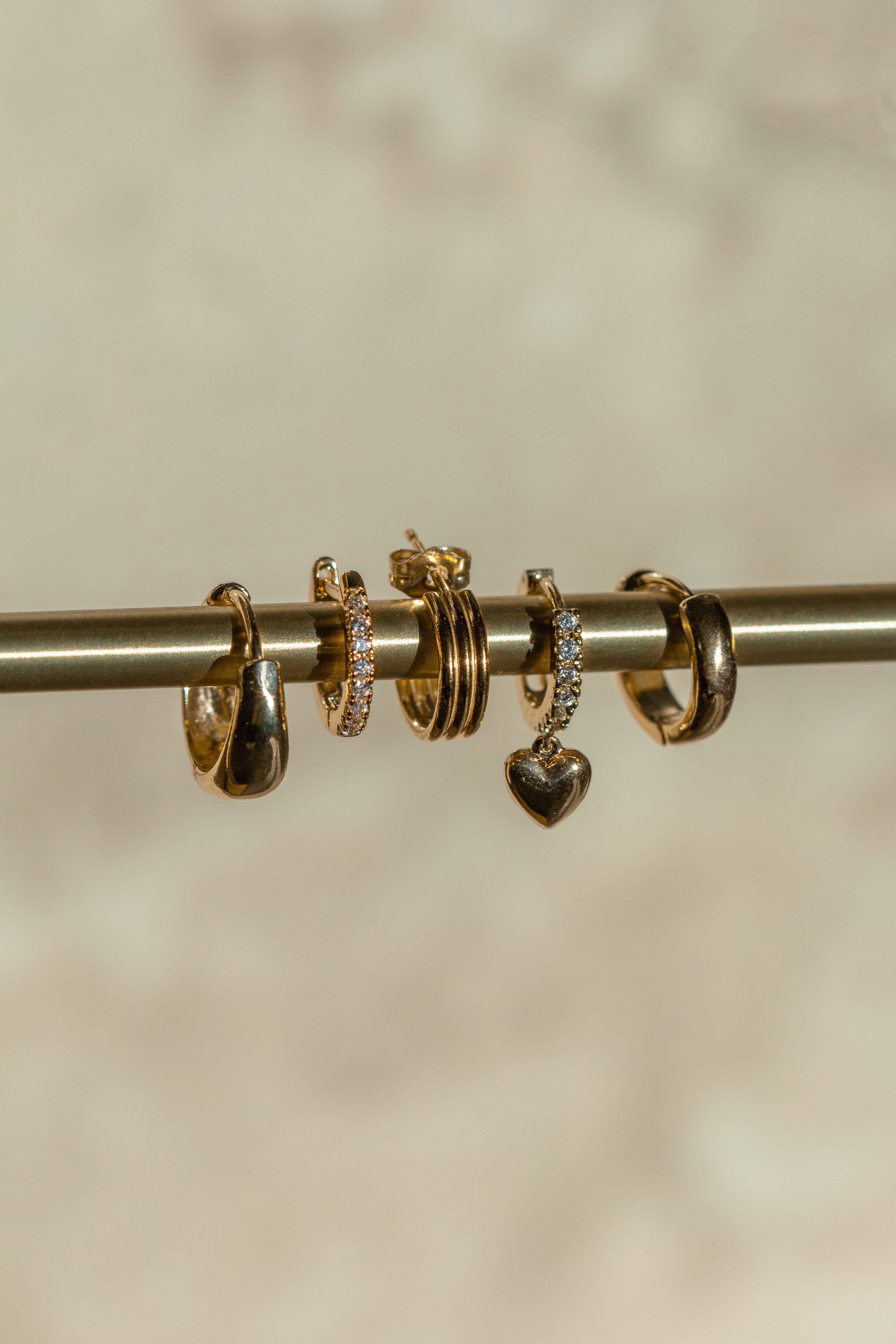 dainty earrings, hoop earrings, gold filled jewelry, gold filled earrings, ear stack
