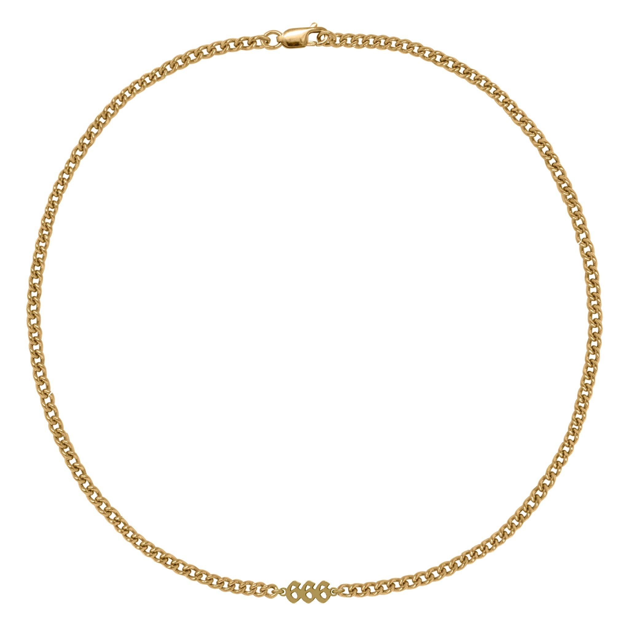 Mini angel number necklace
