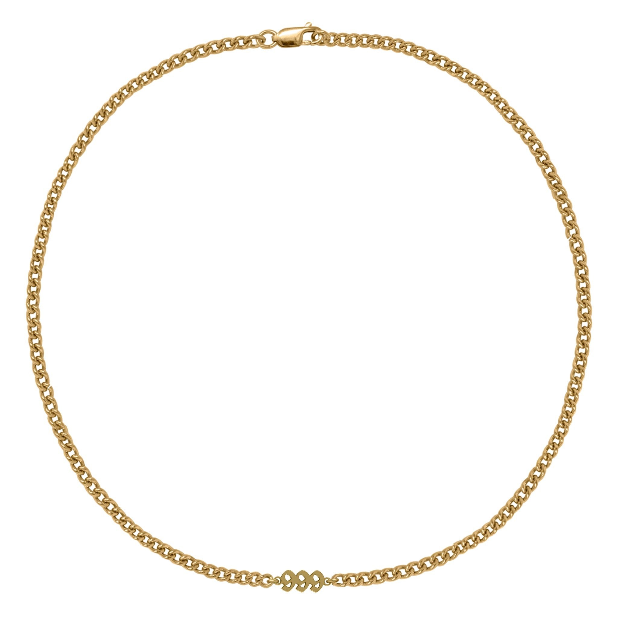 Mini angel number necklace