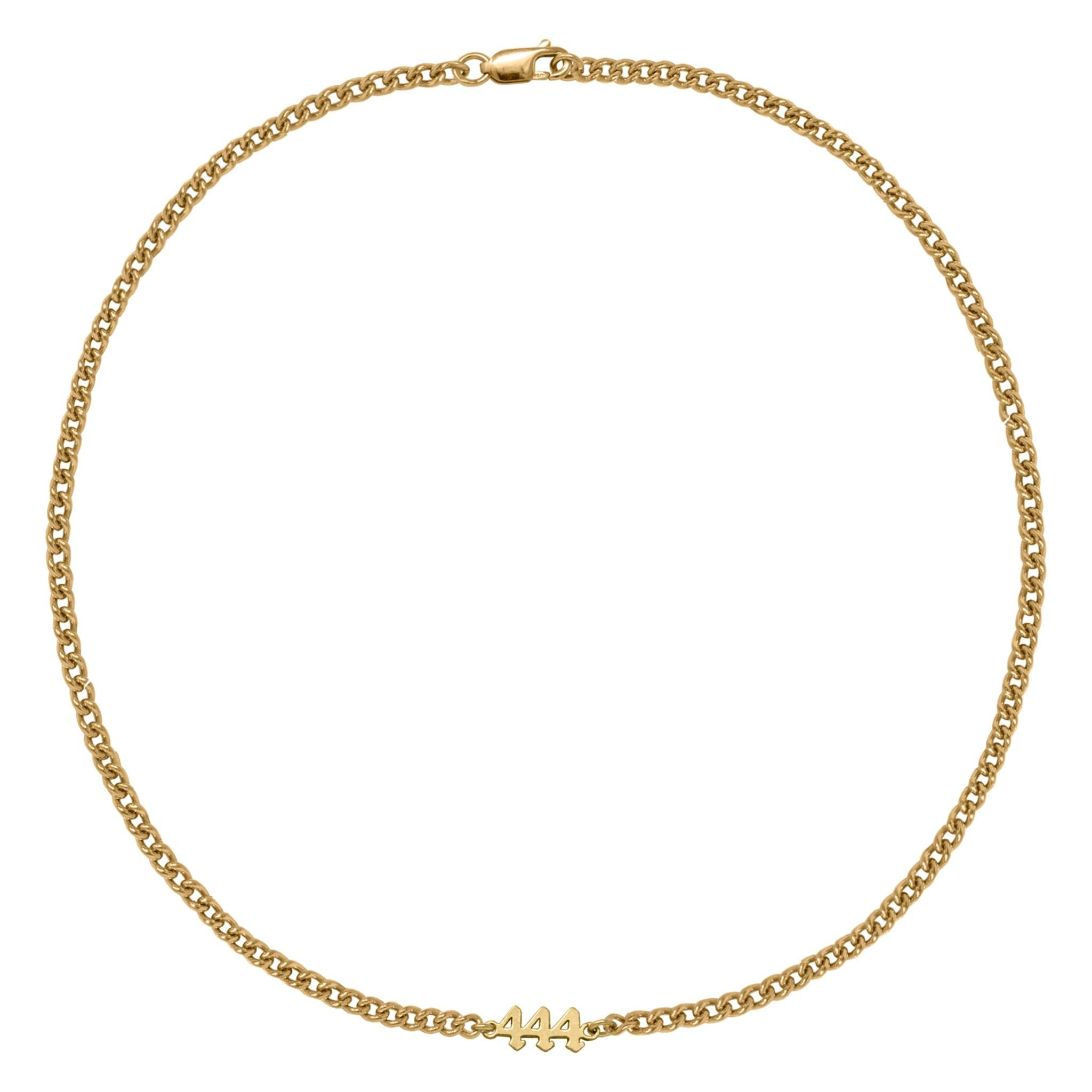 Mini angel number necklace