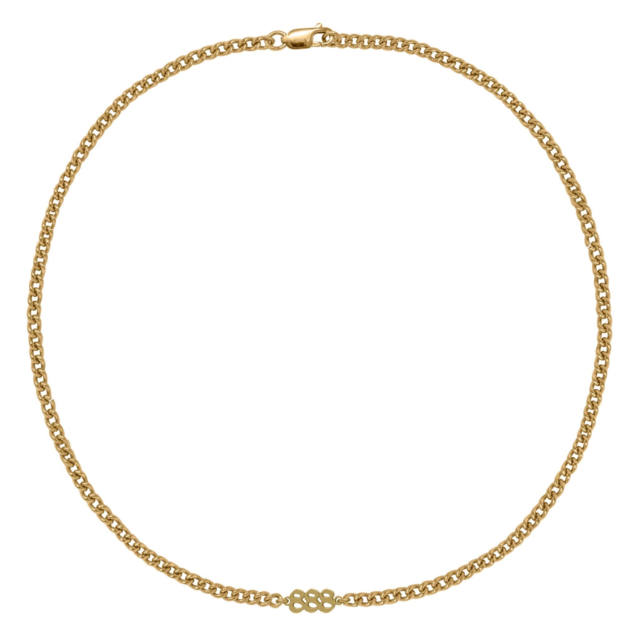 Mini angel number necklace