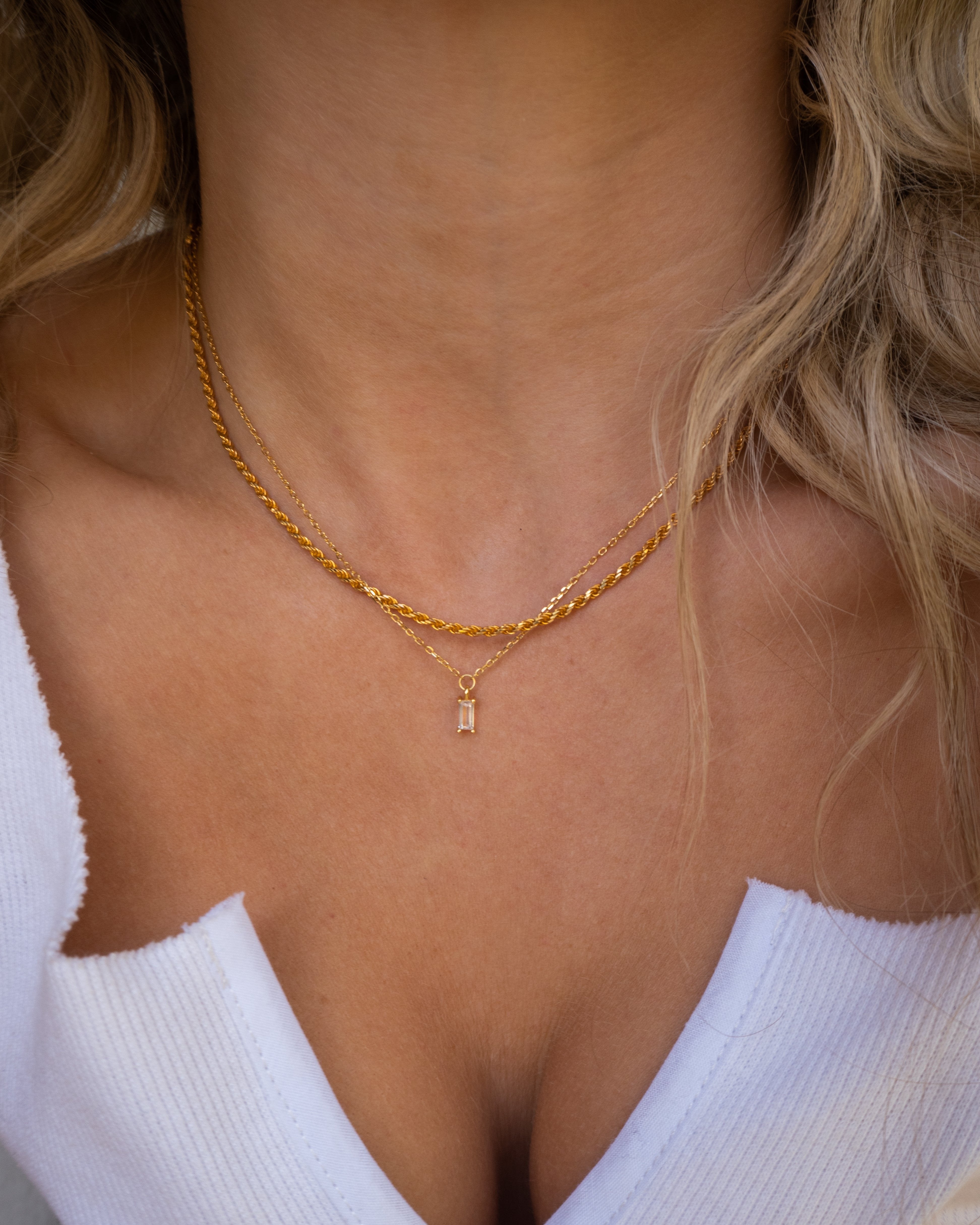 3mm Chain Necklace, 14k Gold | Men's Necklaces | Miansai