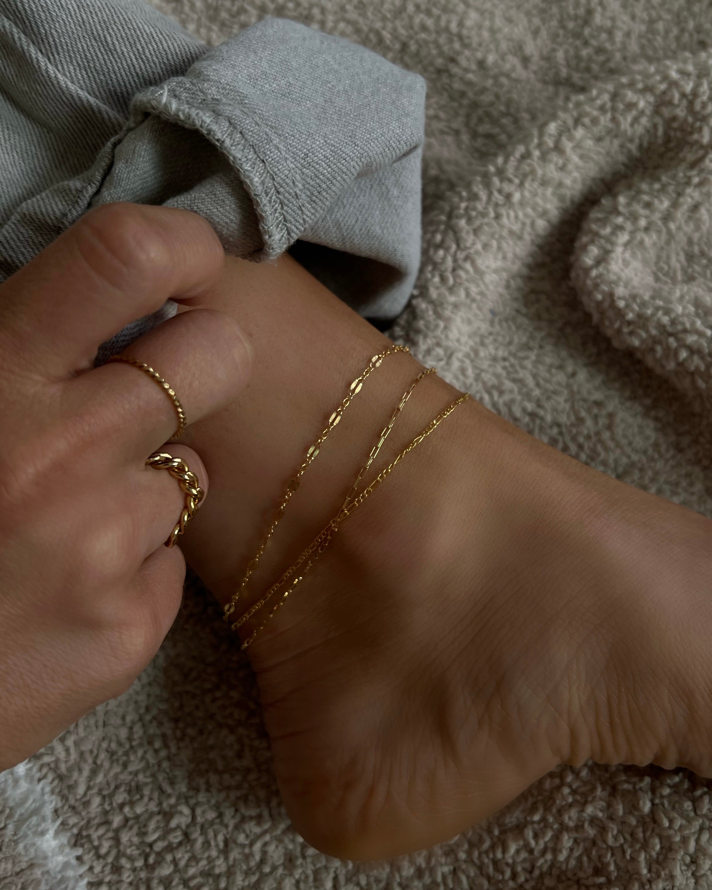 Dainty anklet, dainty gold anklet, dainty anklet gold, gold filled anklet, water resistant anklet, gold filled anklet,