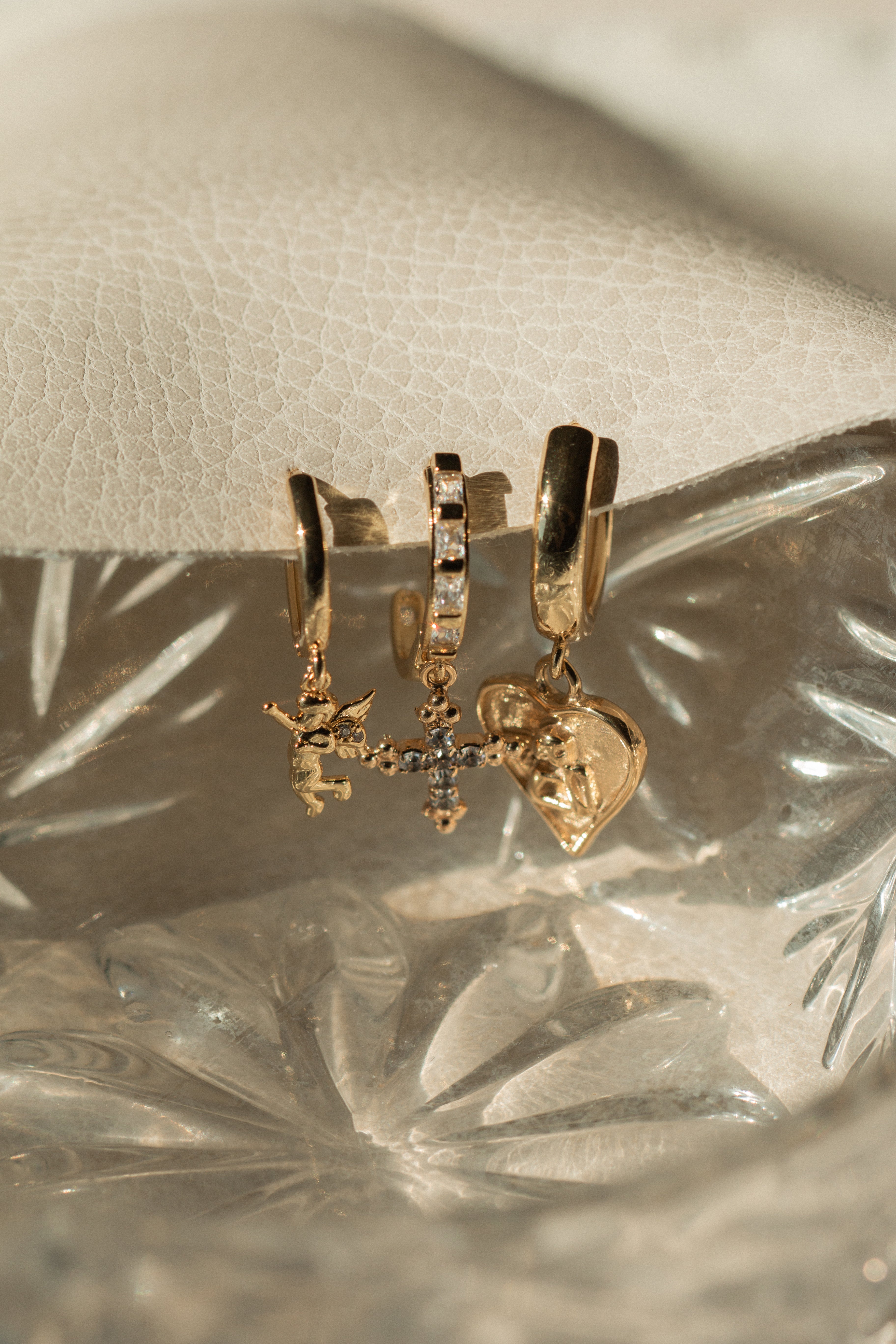 chunky hoop, angel cherub earring, angel earring, angel hoop, cherub earring, cherub hoop, angel jewelry, cherub jewelry, hoops with charm, gold hoops, gold hoop earrings, gold chunky hoop, angel dainty earring, dainty angel cherub earrings, dainty jewelry, dainty earrings, dainty jewelry brand, gold filled earrings