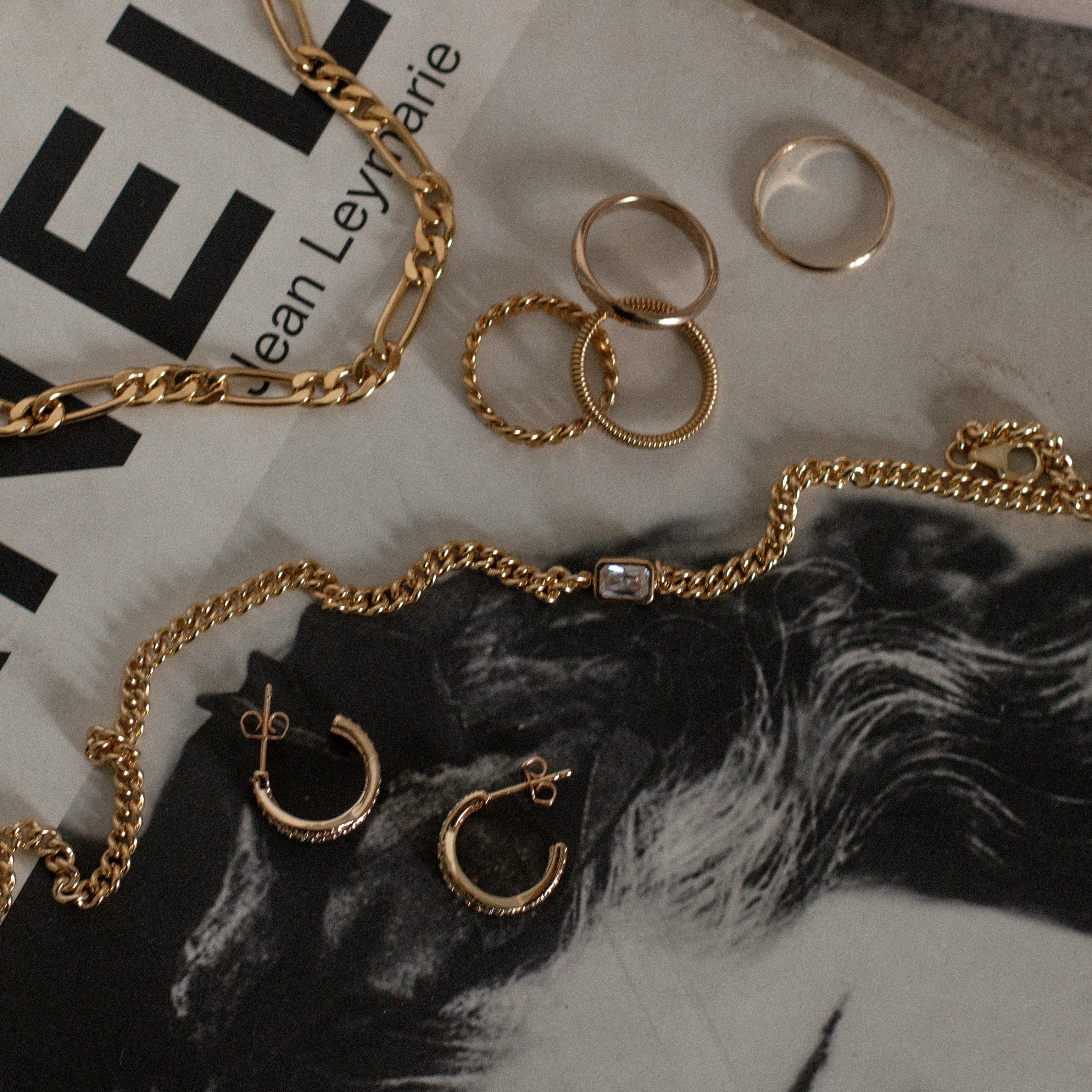 Dainty gold filled jewelry