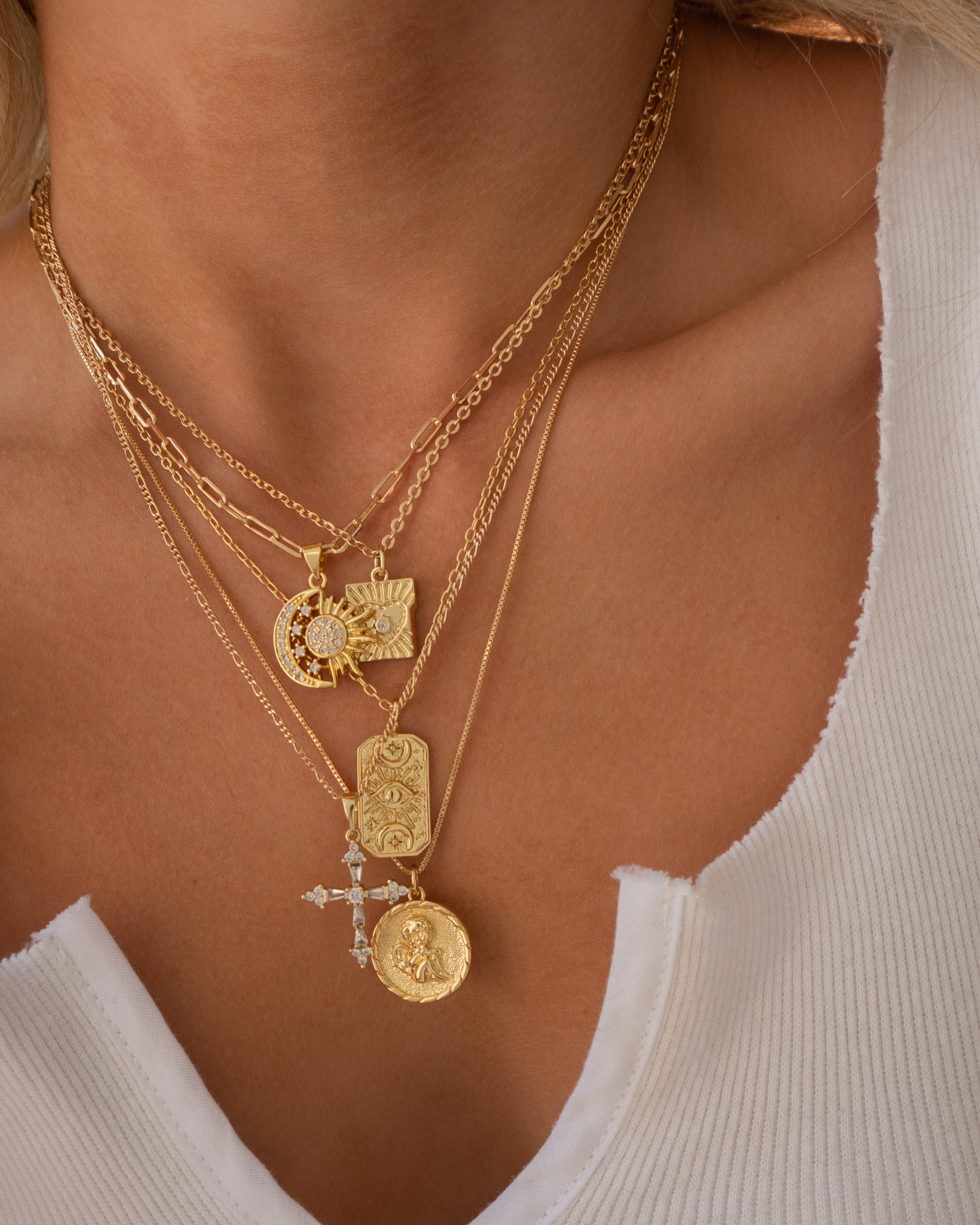 Angel necklace, cherub necklace, angel pendant, cherub pendant, angel cherub jewelry, angel cherub necklace, layering necklace, gold coin necklace, gold coin pendant, angel pendant necklace, gold filled necklace, gold filled jewelry, dainty necklace, dainty jewelry, gold filled necklace, hypoallergenic jewelry, sensitive skin jewelry, gold coin angel necklace, dainty gold necklace